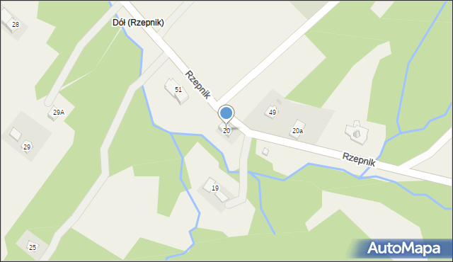 Rzepnik, Rzepnik, 20, mapa Rzepnik