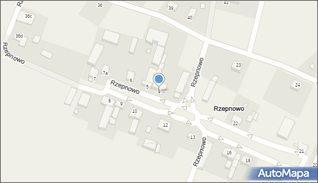 Rzepnowo, Rzepnowo, 4, mapa Rzepnowo