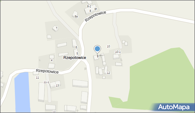 Rzepotowice, Rzepotowice, 9, mapa Rzepotowice