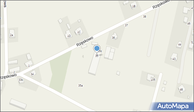 Rzęskowo, Rzęskowo, 35, mapa Rzęskowo