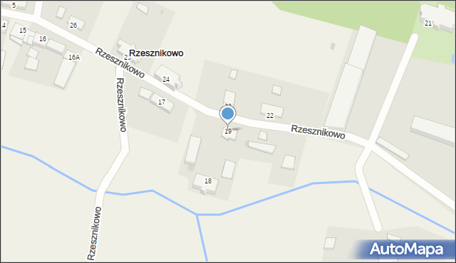 Rzesznikowo, Rzesznikowo, 19, mapa Rzesznikowo