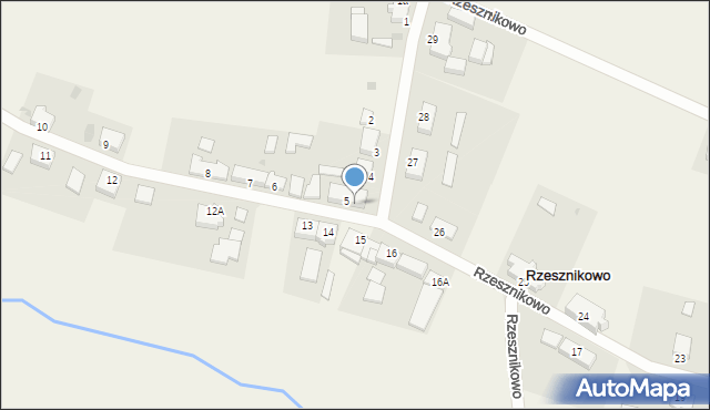 Rzesznikowo, Rzesznikowo, 5/1, mapa Rzesznikowo