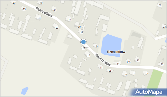 Rzeszotków, Rzeszotków, 17, mapa Rzeszotków