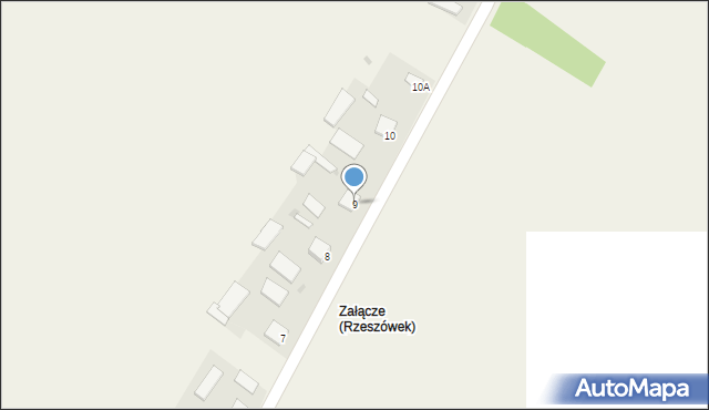 Rzeszówek, Rzeszówek, 9, mapa Rzeszówek