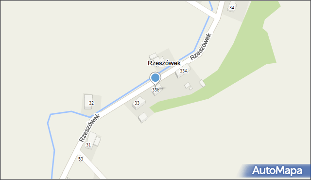 Rzeszówek, Rzeszówek, 33b, mapa Rzeszówek