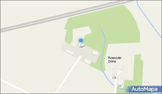 Rzeszutki, Rzeszutki, 24A, mapa Rzeszutki