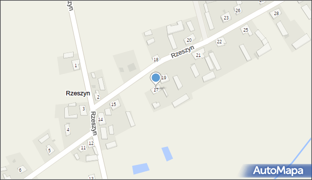 Rzeszyn, Rzeszyn, 17, mapa Rzeszyn