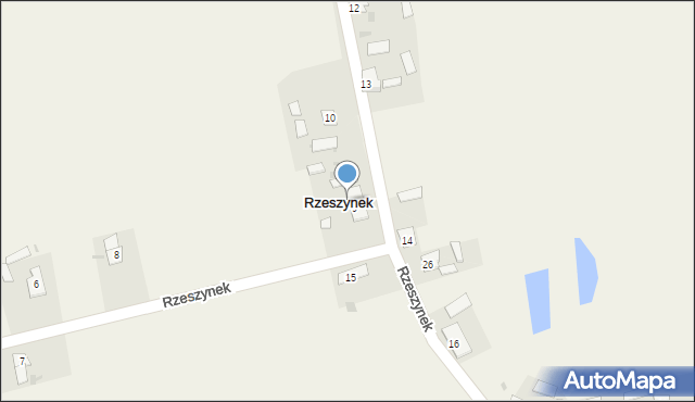 Rzeszynek, Rzeszynek, 9a, mapa Rzeszynek