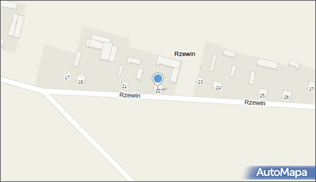 Rzewin, Rzewin, 22, mapa Rzewin