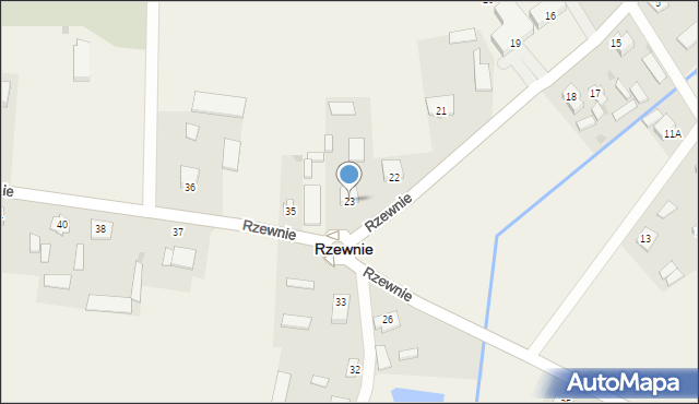 Rzewnie, Rzewnie, 23, mapa Rzewnie