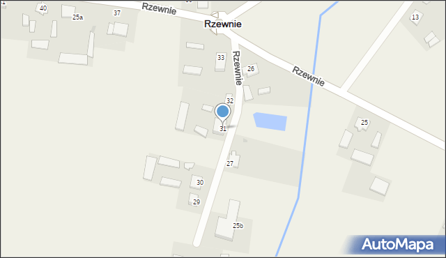 Rzewnie, Rzewnie, 31, mapa Rzewnie