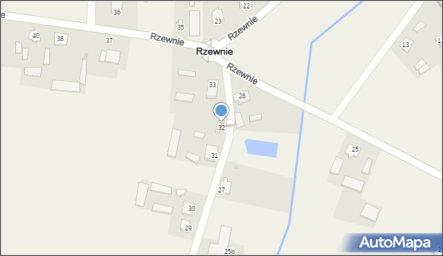 Rzewnie, Rzewnie, 32, mapa Rzewnie