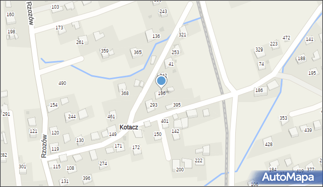 Rzozów, Rzozów, 196, mapa Rzozów