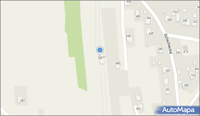 Rzozów, Rzozów, 331, mapa Rzozów