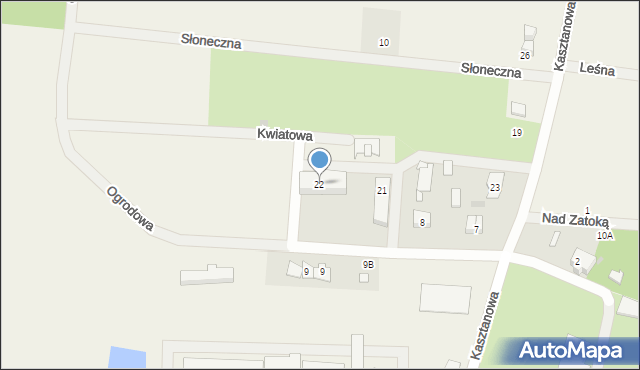 Rzucewo, Rzucewo, 22, mapa Rzucewo