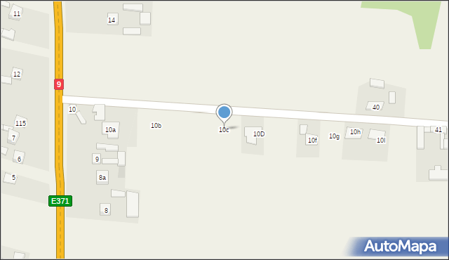 Rżuchów, Rżuchów, 10c, mapa Rżuchów