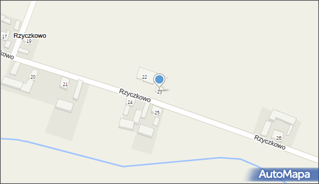 Rzyczkowo, Rzyczkowo, 23, mapa Rzyczkowo