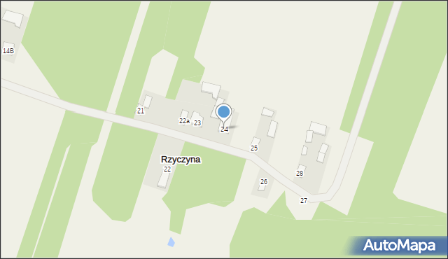 Rzyczyna, Rzyczyna, 24, mapa Rzyczyna