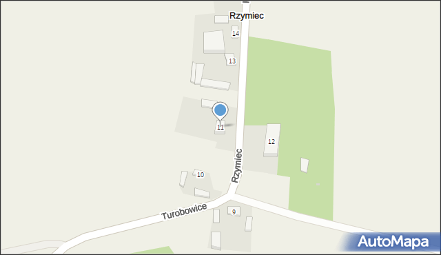 Rzymiec, Rzymiec, 11, mapa Rzymiec