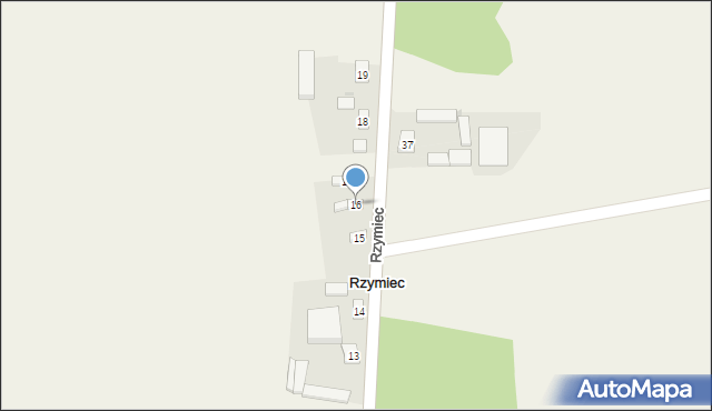 Rzymiec, Rzymiec, 16, mapa Rzymiec