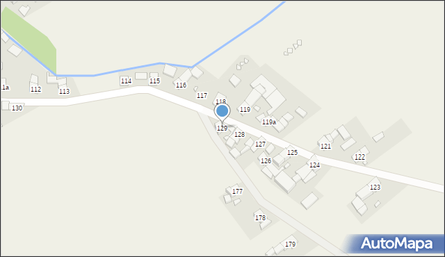 Rzymkowice, Rzymkowice, 129, mapa Rzymkowice
