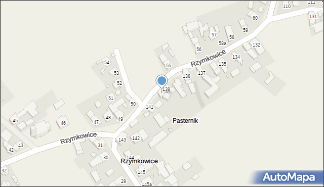 Rzymkowice, Rzymkowice, 140, mapa Rzymkowice