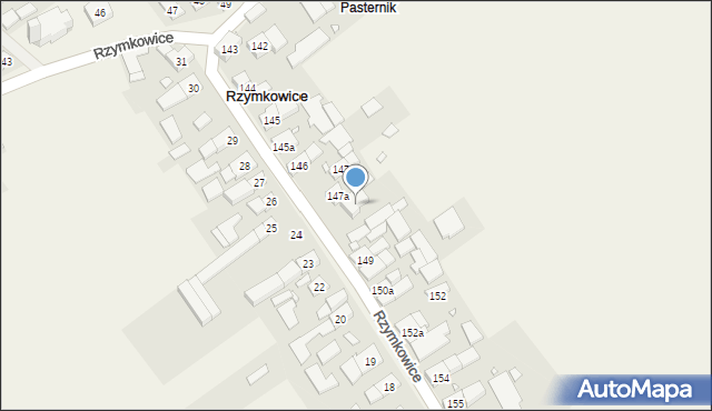 Rzymkowice, Rzymkowice, 148, mapa Rzymkowice