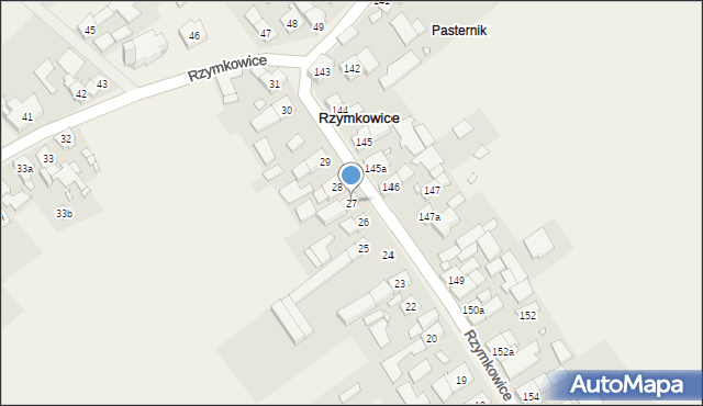 Rzymkowice, Rzymkowice, 27, mapa Rzymkowice