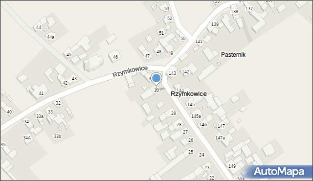 Rzymkowice, Rzymkowice, 30, mapa Rzymkowice