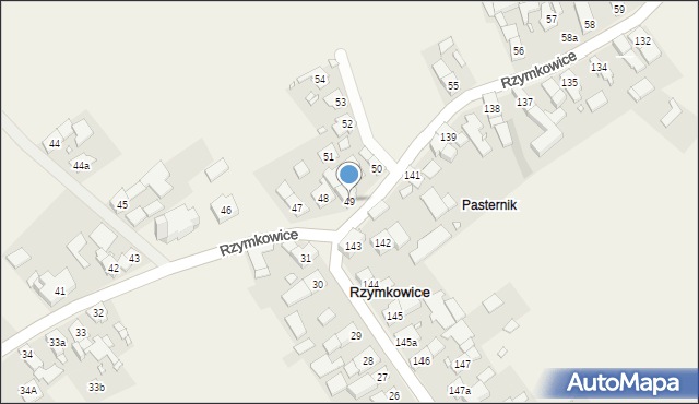 Rzymkowice, Rzymkowice, 49, mapa Rzymkowice