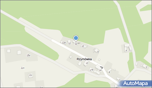 Rzymówka, Rzymówka, 11, mapa Rzymówka