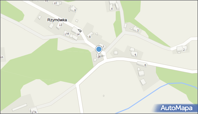 Rzymówka, Rzymówka, 16, mapa Rzymówka