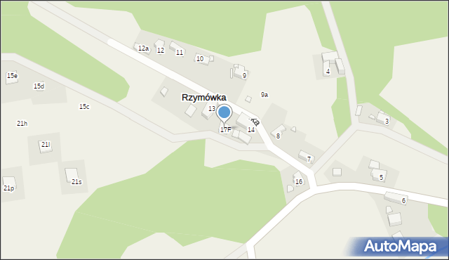 Rzymówka, Rzymówka, 17F, mapa Rzymówka