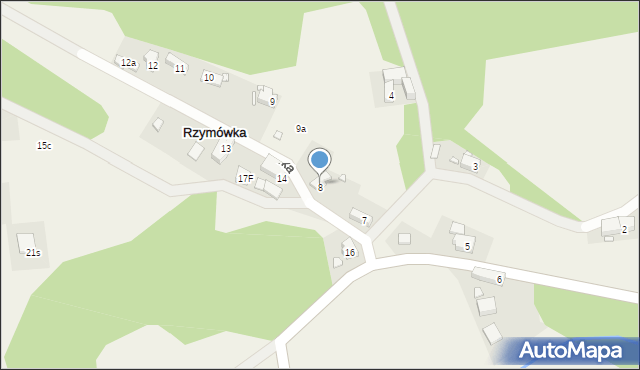 Rzymówka, Rzymówka, 8, mapa Rzymówka