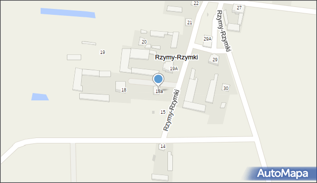 Rzymy-Rzymki, Rzymy-Rzymki, 18a, mapa Rzymy-Rzymki