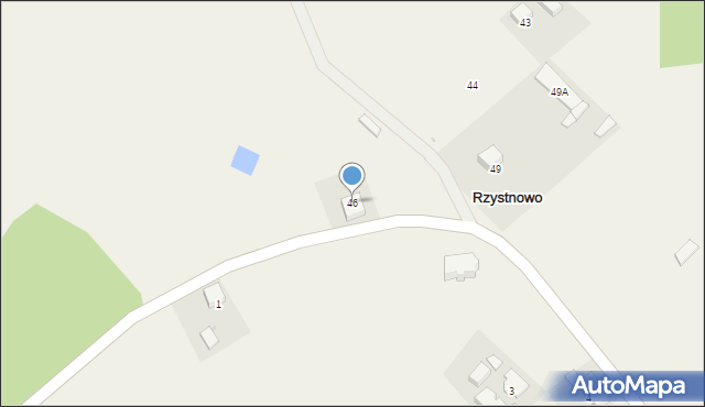 Rzystnowo, Rzystnowo, 46, mapa Rzystnowo