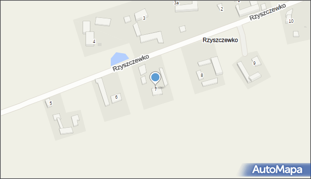 Rzyszczewo, Rzyszczewko, 7, mapa Rzyszczewo