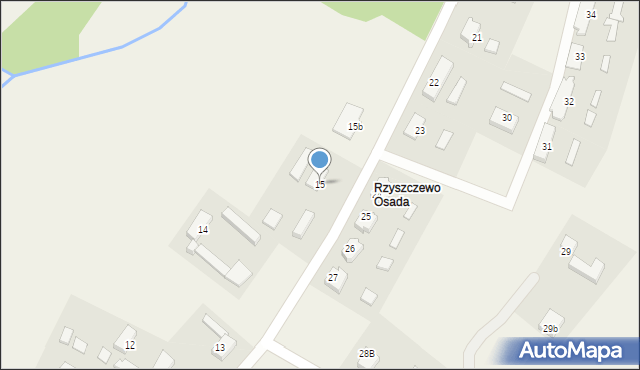 Rzyszczewo, Rzyszczewo, 15, mapa Rzyszczewo