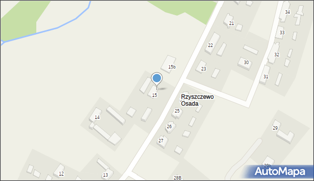 Rzyszczewo, Rzyszczewo, 15a, mapa Rzyszczewo