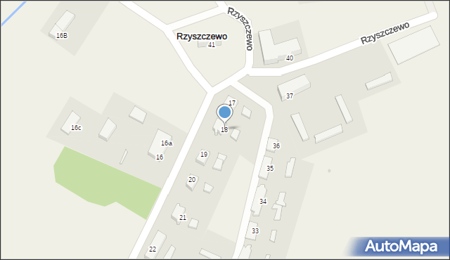 Rzyszczewo, Rzyszczewo, 18, mapa Rzyszczewo