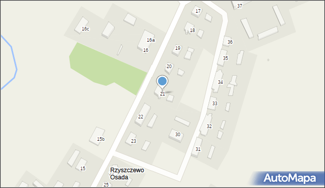 Rzyszczewo, Rzyszczewo, 21, mapa Rzyszczewo