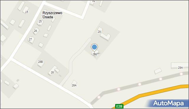 Rzyszczewo, Rzyszczewo, 29b, mapa Rzyszczewo