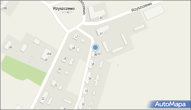 Rzyszczewo, Rzyszczewo, 36, mapa Rzyszczewo