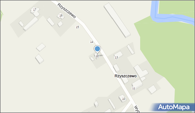 Rzyszczewo, Rzyszczewo, 12, mapa Rzyszczewo