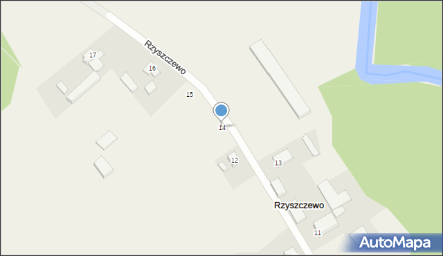 Rzyszczewo, Rzyszczewo, 14, mapa Rzyszczewo