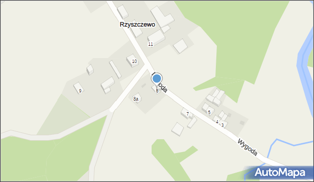 Rzyszczewo, Rzyszczewo, 8, mapa Rzyszczewo