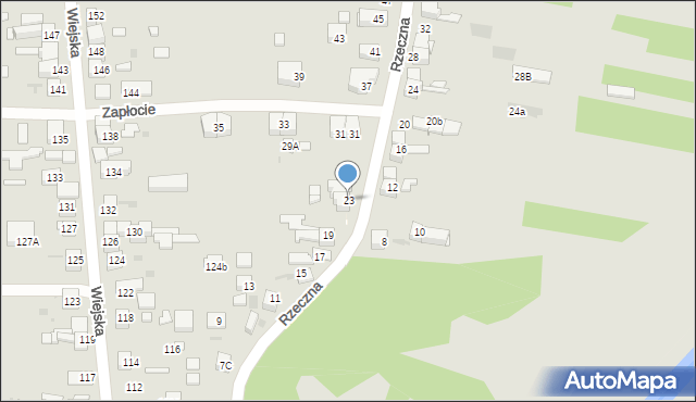 Siemianowice Śląskie, Rzeczna, 23, mapa Siemianowice Śląskie