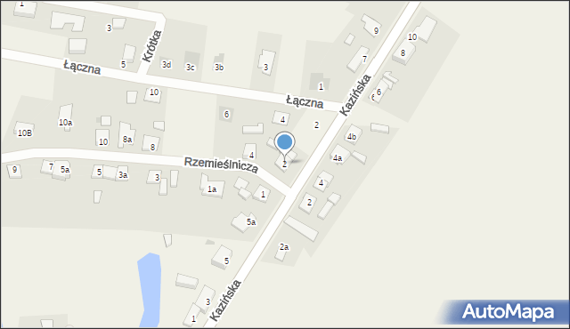 Ślesin, Rzemieślnicza, 2, mapa Ślesin