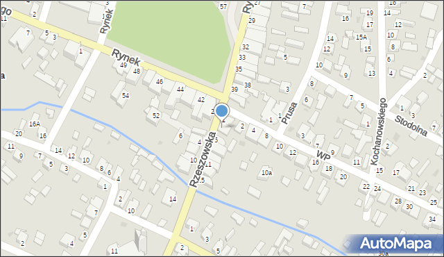 Sokołów Małopolski, Rzeszowska, 3, mapa Sokołów Małopolski