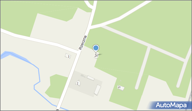 Stare Bosewo, Rzeczna, 2A, mapa Stare Bosewo